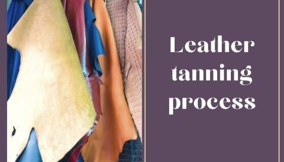 Tanning process in the leather industry ?