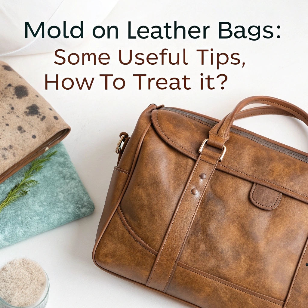 Mold on leather bags: Useful tips and how to treat it effectively.