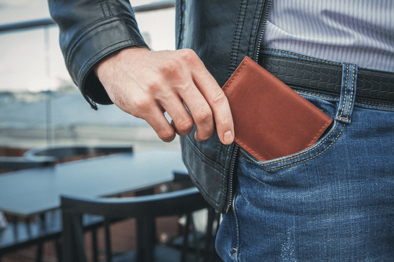 leather wallet