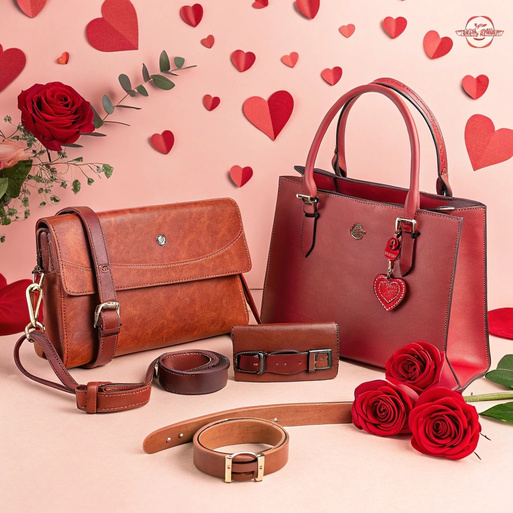 Italian leather handbags for Valentine’s Day - Romantic handmade leather goods by Florence Leather Market.